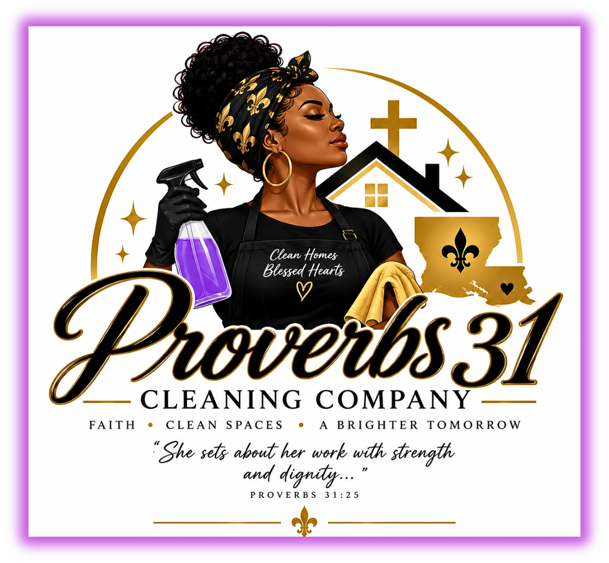 Proverbs 31 Cleaning Company logo